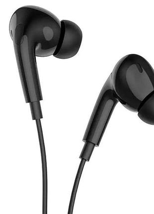 Навушники дротові hoco pro crystal (type-c) black ( ) 2