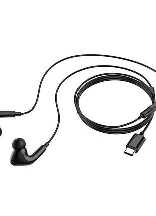 Навушники дротові hoco pro crystal (type-c) black ( ) 3