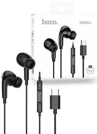 Навушники дротові hoco pro crystal (type-c) black ( ) 4