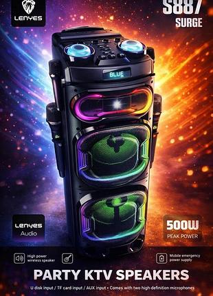 Колонка bluetooth lenyes ( )