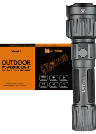 Фонарь yemao,, зу type-c