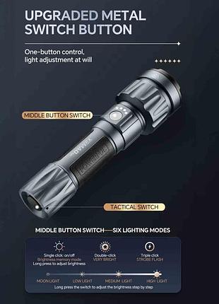 Фонарь yemao,, зу type-c 7