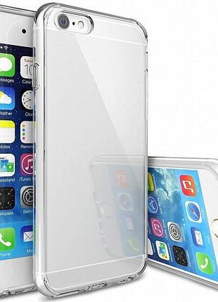 Tpu чехол epic transparent 1,5mm для apple iphone 6/6s plus (5.5") бесцветный (прозрачный)