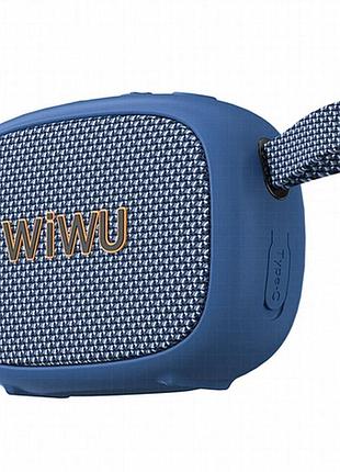 Bluetooth колонка wiwu h1 go fun 5w blue
