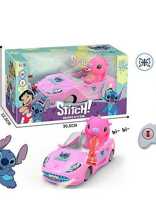 Машинка на пульте управления stitch 015-3 (игровой набор и фигурка) (60 шт)