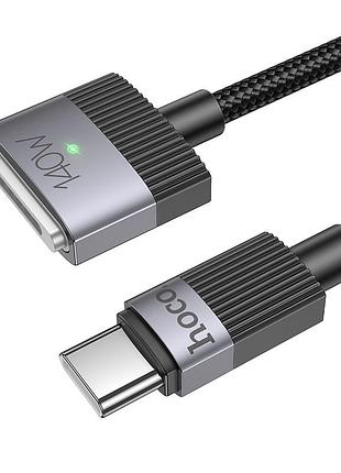 Кабель hoco magnetic charging cable type-c to black ( )