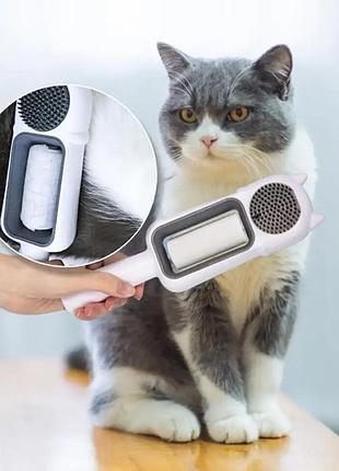 Расческа косточка для зубов с длинной ручкой щетка для домашних животныхpet brusly-524(160)