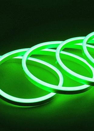 Лента силиконовая led neon зеленая м green art ( )
