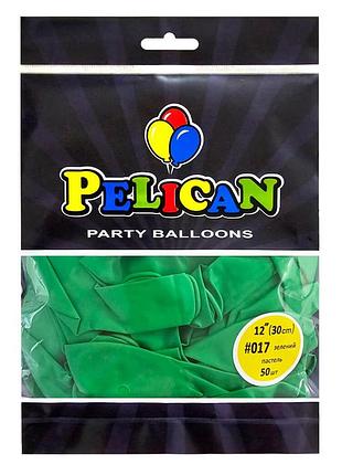 Латексні кульки "( ) пастель зелений, pelican 50шт
