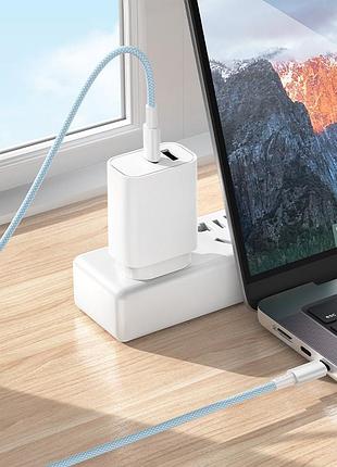 Кабель borofone source charging data cable c to c white ( ) 4