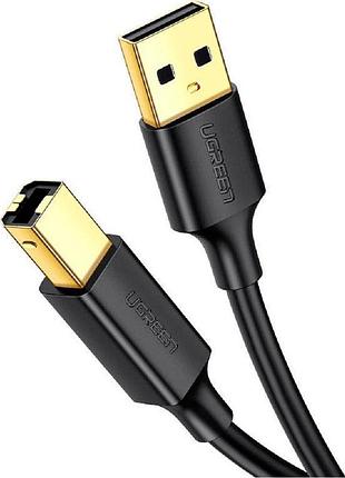 Кабель ugreen usb. am to bm print cable (black) ( )