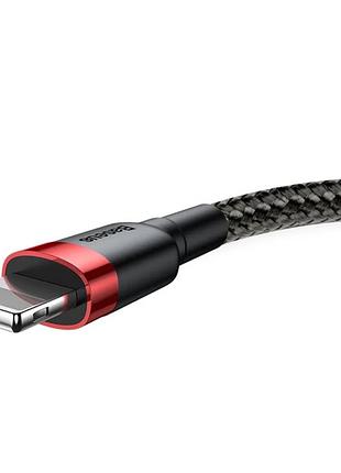 Кабель baseus cafule cable usb for ip red+black ( ) 3