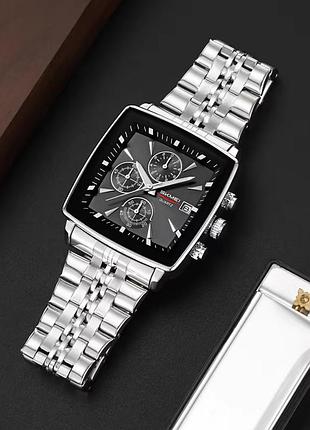 Годинники наручні skmei, silver 3