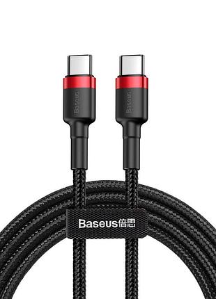Кабель baseus cafule usb cable type-c-type-c red+black ( )