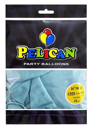 Латексні кульки "( ) макарун блакитний, pelican 25шт