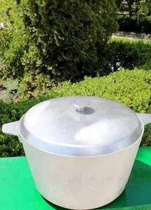 Кастрюля с крышкой 8,00л тм полимет