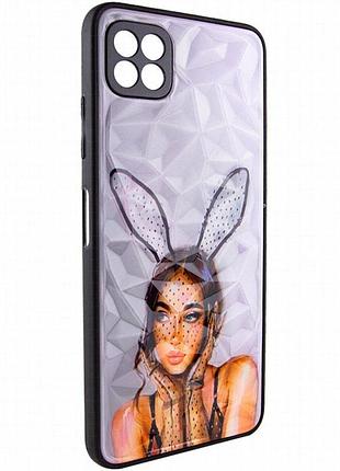 Tpu+pc чехол prisma ladies для samsung galaxy a22 5g rabbit