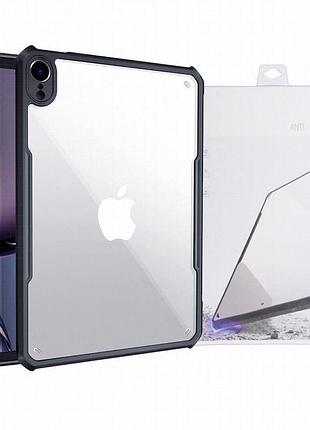 Tpu+pc чехол xundd c усиленными углами для apple ipad mini 6 (8.3") (2021) (2024) черный