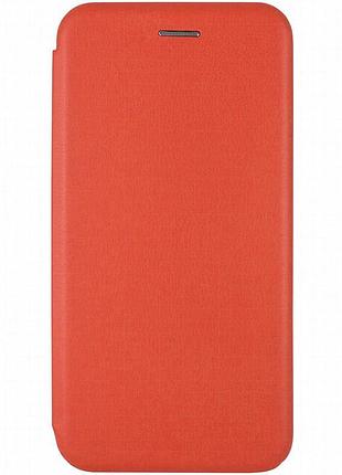 Кожаный чехол-книжка classy для motorola edge 40 красный