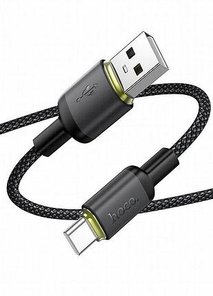 Дата кабель hoco x128 benefit usb to type-c 36w (1m) black 4