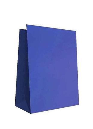 Пакет подарочный 150х210х80мм крафт саше без ручки print dark blue sachet 10шт синий тм ppm