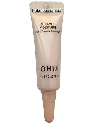 Мініатюра есенції з керамідами пробник ohui miracle moisture pink barrier essence