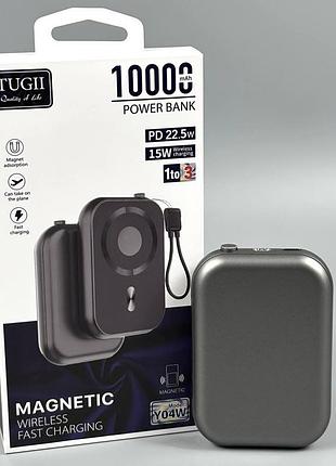 Умб power bank wuw tugii. з бездротовою зарядкою (with cable type-c to type-c) + watch charger