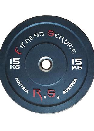 Бамперний диск для кросфіту fitness service кг