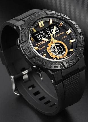 Часы наручные skmei, gold-black 6