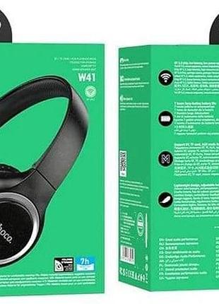 Беспроводные накладные наушники hoco charm, bluetooth., мм, tf, aux, ч, black