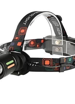 Ліхтар налобний night vision fluorescence,, зп type-c, zoom, box