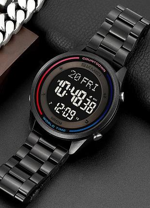 Годинники наручні skmei, black 6