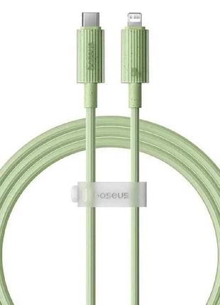 Кабель baseus habitat series fast charging cable type-c to ip natural green (p )