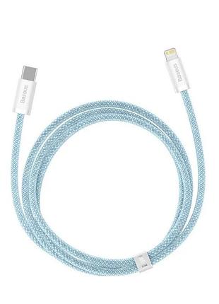 Кабель baseus dynamic series fast charging data cable type-c to ip blue ( ) 3