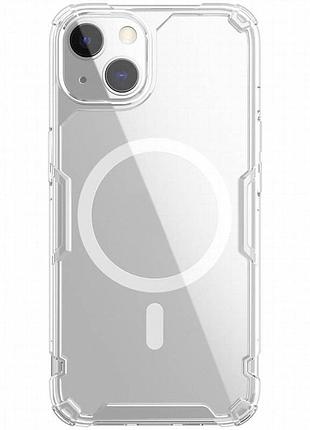 Tpu чехол nillkin nature pro magnetic для apple iphone 15 plus (6.7") бесцветный (прозрачный)