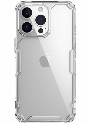 Tpu чехол nillkin nature pro series для apple iphone 14 pro max (6.7") бесцветный (прозрачный)