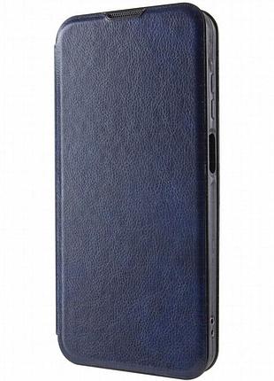 Кожаный чехол-книжка belora для motorola moto g17 power midnight blue