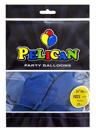 Латексные шарики "( ) пастель синий, pelican 25шт