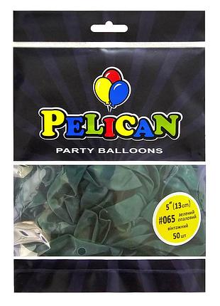 Латексные шарики "( ) винтажный зеленый опаловый, pelican 50шт