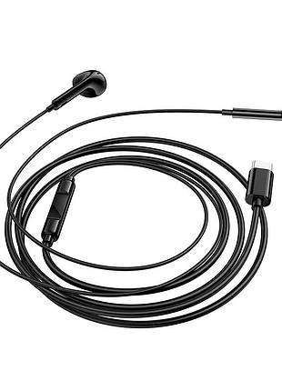 Навушники дротові borofone (type-c) black ( ) 3