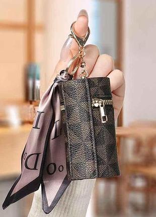 Кошелек для монет и ключей 10*5*5см 728-6 экокожа тм китай