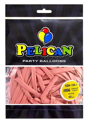 Шарики для моделирования (кдм) пастель розовый нежный, pelican 50шт