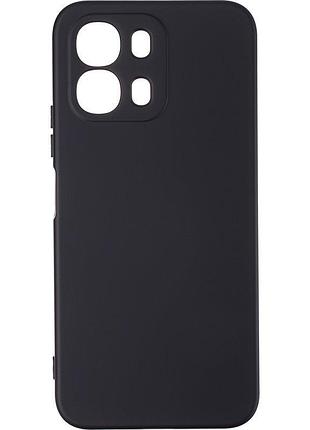Чохол silicone case для oppo a6 (cph2831) бампер із мікрофіброю чорний