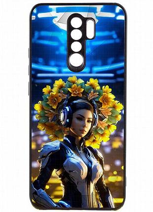 Tpu+pc чехол prisma ladies для xiaomi redmi note 8 pro cyberpunk