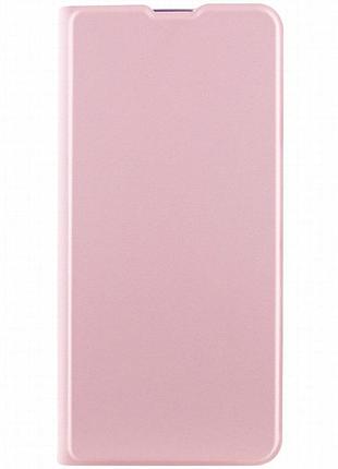 Кожаный чехол-книжка getman elegant (pu) для oppo a78 4g розовый
