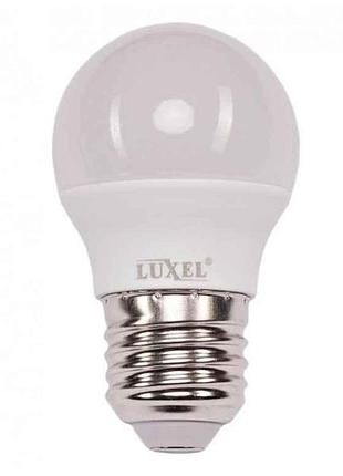 Лампа светодиодная 7w led g45 e27 3000k (050-h) тм luxel