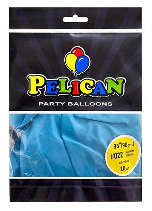 Латексные шарики "( ) пастель деним синий, pelican 10шт