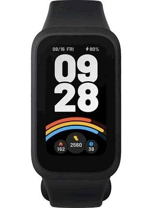 Фитнес браслет mi smart band 9 active original bhr9444gl укр.мовая bt5.3 lcd1.47 5atm 300mah black тм xiaomi