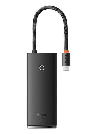 Usb-хаб baseus lite series type-c hub docking station (type-c to. ) black ( )