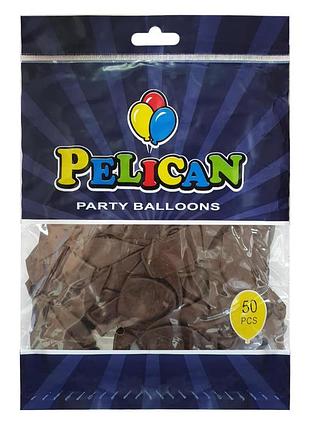 Шарики pelican ' ( см), пастель коричневый, 50шт/уп